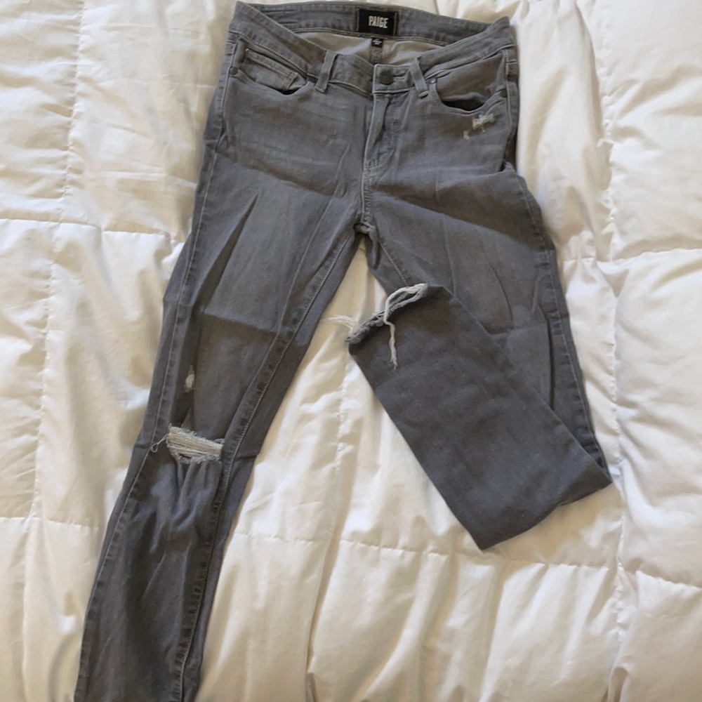 Paige Denim Normal rise grey jeans
